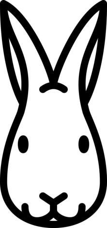 Rabbit Head Laser Cut Svg File, Free Vectors File